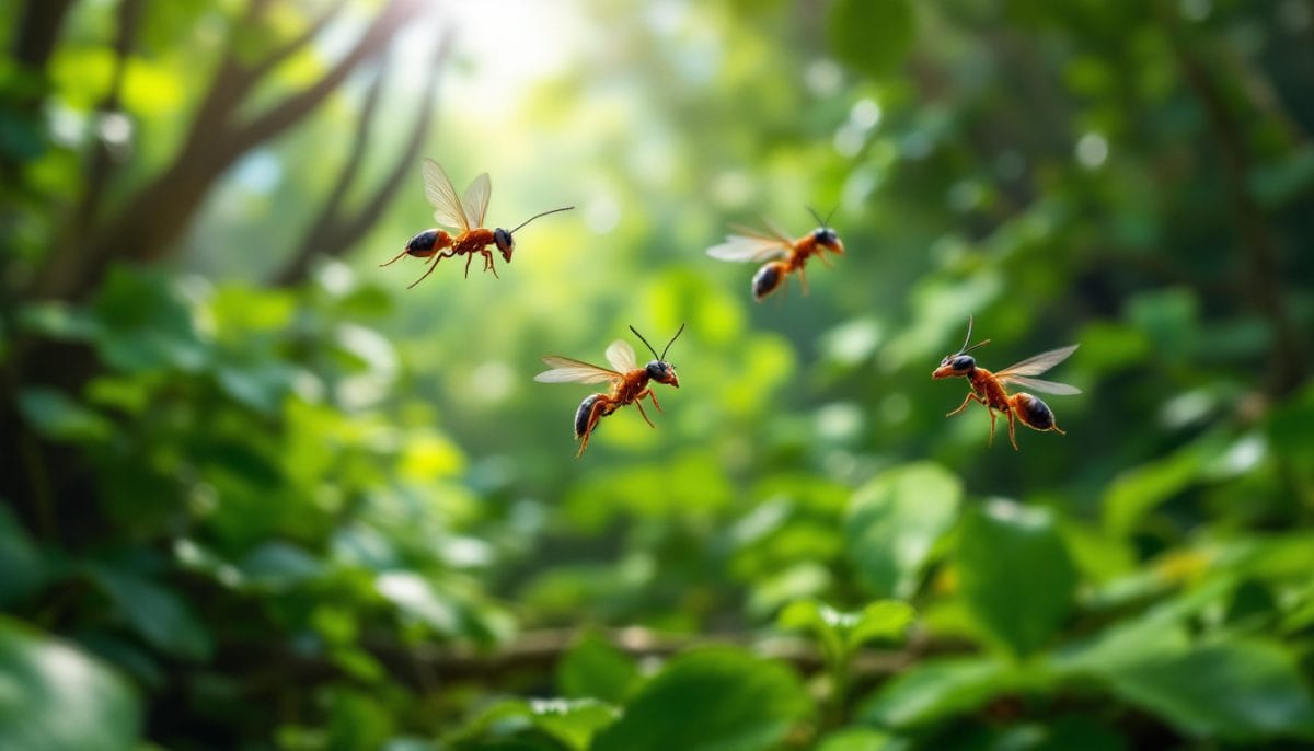 découvrez le fascinant monde des fourmis volantes : leur comportement, leur rôle dans l'écosystème et comment les reconnaître. plongez dans l'univers intrigant de ces insectes fascinants qui séduisent par leur architecture sociale unique et leur capacité d'adaptation.
