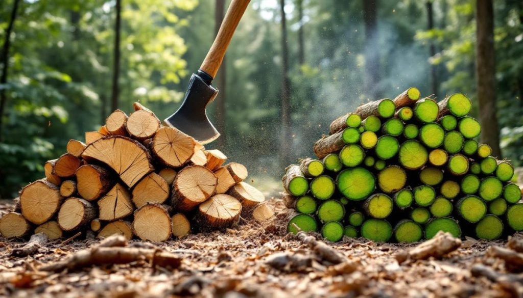 découvrez les avantages et inconvénients de fendre du bois sec et vert. apprenez quelle option est la plus adaptée à vos besoins, que ce soit pour un chauffage efficace ou des projets de bricolage.
